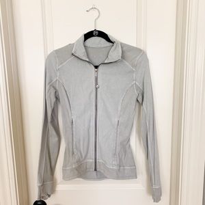 nwot lululemon cut class gray jacket
